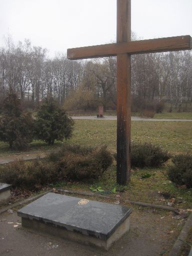 Across the street is the monument to Ukrainian nationalists...