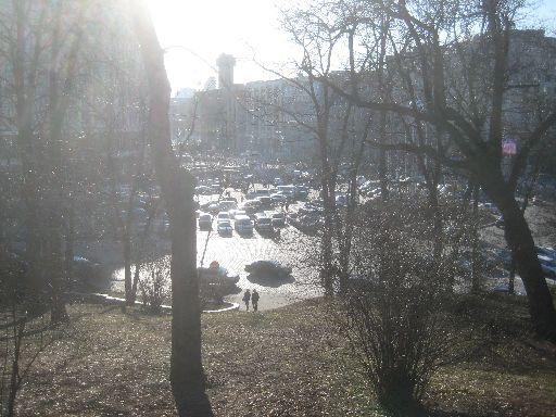 View from park to edge of Euromaidan area