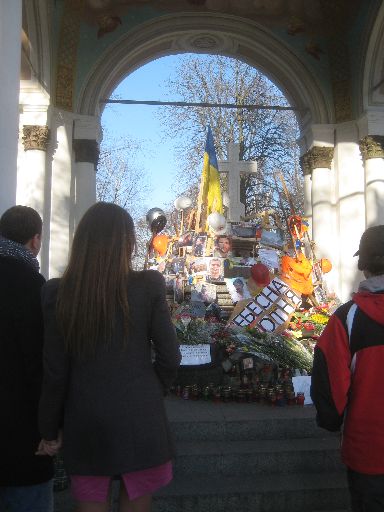 Memorial to the fallen in St. Michael's complex