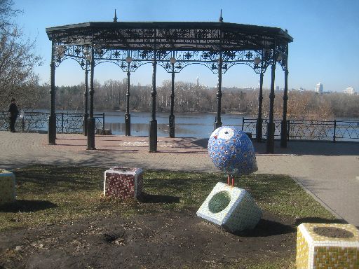 On the island near the river